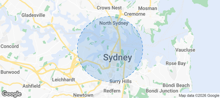 Millers Point Airbnb map